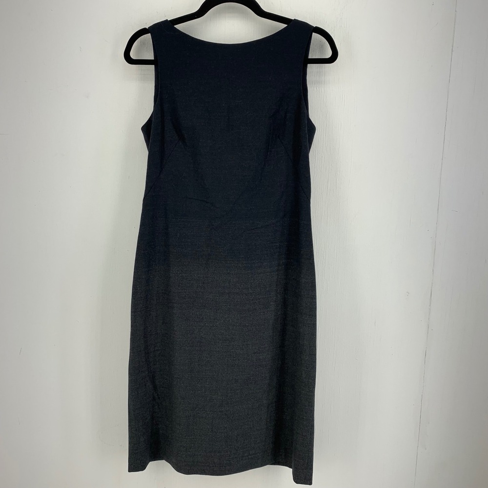 Theory Betty Ascend Quiet Luxury Minimalist Ombre Wool Sheath Dress 8 Classic